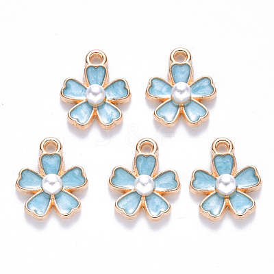Alloy Enamel Charms ENAM-N054-028B-1