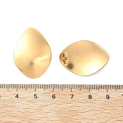 304 Stainless Steel Stud Earrings EJEW-D319-09B-G-1