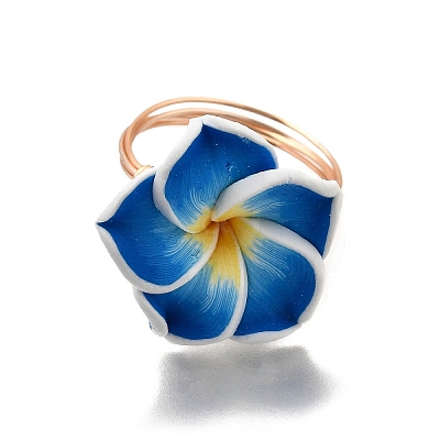 Handmade Polymer Clay Rings RJEW-TA00201-1