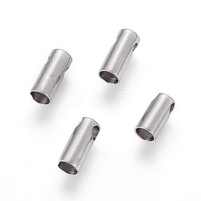 Tarnish Resistant 304 Stainless Steel Cord Ends STAS-F232-01D-P-1