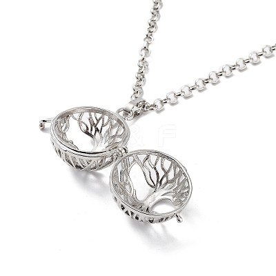 Brass Pendant Necklaces NJEW-P299-A09-P-1