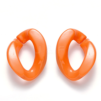 Opaque Acrylic Linking Rings OACR-S036-001A-G-1