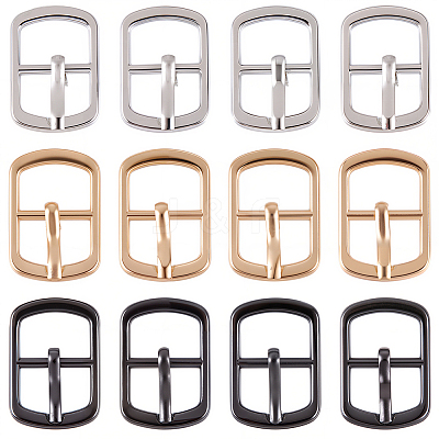21Pcs 3 Colors Zinc Alloy Roller Buckles AJEW-CL0002-02-1