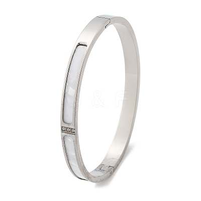 304 Stainless Steel Rhinestone Bangles for Women BJEW-Z092-07P-1