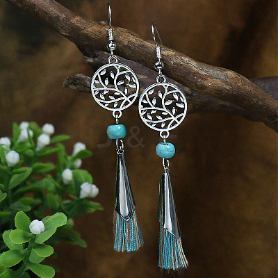 Elegant and Stylish Turquoise Earrings with Unique Personality Charm FF3029-8-1