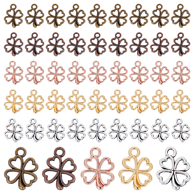 150Pcs 5 Colors Alloy Pendants FIND-PH0023-10-1
