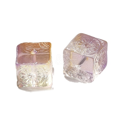 Transparent Glass Beads GLAA-D025-02I-1