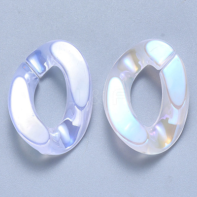 Imitation Jelly Acrylic Linking Rings OACR-S036-001B-B01-1