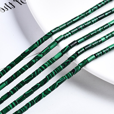 Synthetic Malachite Beads Strands G-S366-075-1