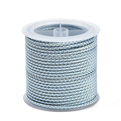11M Polyester Braided Cord with Cotton Core & Metallic Thread OCOR-Z006-01-12-1