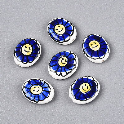 Handmade Porcelain Beads PORC-T134-14M-1