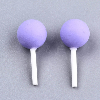 Handmade Polymer Clay 3D Lollipop Embellishments X-CLAY-T016-82C-1