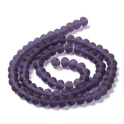 Transparent Glass Beads Strands LS-EGLA-A034-T8mm-MD15-1