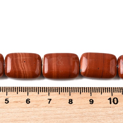 Natural Red Jasper Beads Strands G-S386-A18-1