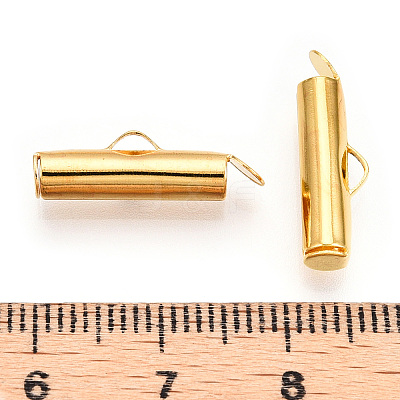 Iron Slide On End Clasp Tubes IFIN-R212-3.0cm-G-1