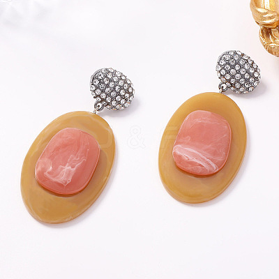 Alloy & Crystal Rhinestone Stud Earrings WGF9811-01-1