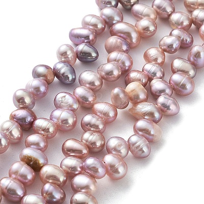 Natural Cultured Freshwater Pearl Beads Strands PEAR-J007-81-1