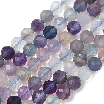 Natural Fluorite Beads Strands G-F717-10-1