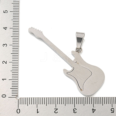 304 Stainless Steel Big Pendants STAS-C102-10P-1