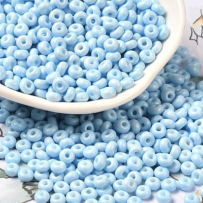 Baking Paint Glass Seed Beads SEED-B001-02A-08-1