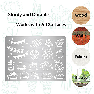 Stainless Steel Metal Cutting Dies Stencils DIY-WH0289-082-1