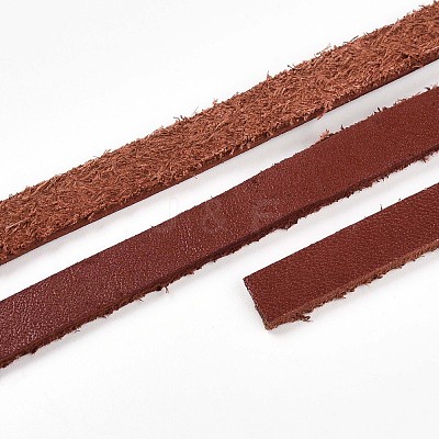 Flat Leather Jewelry Cord WL-WH0008-01C-01-1