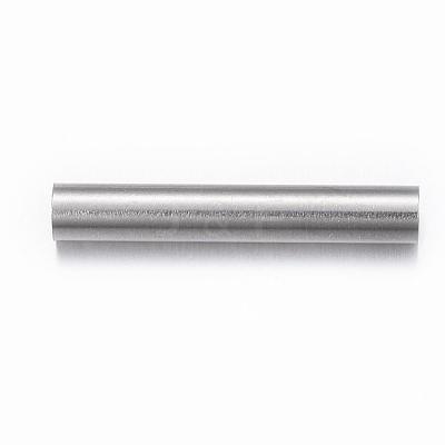 Tarnish Resistant 304 Stainless Steel Tube Beads STAS-G137-33P-1