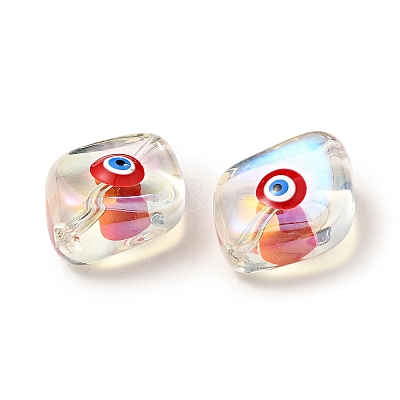 Transparent Glass Beads GLAA-F121-01-1