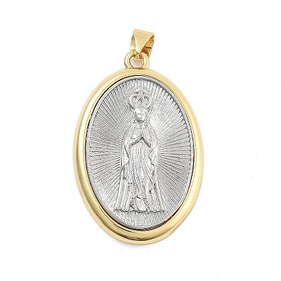 Long-Lasting Plated Brass Pendants KK-Q006-42G-01-1