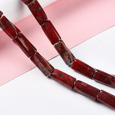 Natural Brecciated Jasper Beads Strands G-L240-14-1