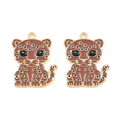 Alloy Enamel Pendants AL-CBA1F11-02G-1