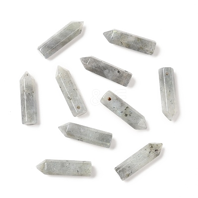 Natural Labradorite Pointed Pendants G-D460-01H-1