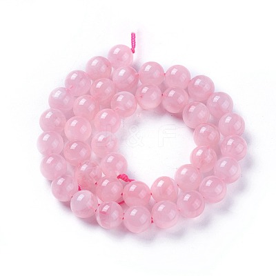 Natural Madagascar Rose Quartz  Beads Strands G-F641-01-C-1