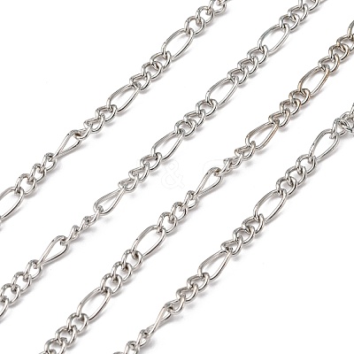 Platinum Plated Iron Figaro Chains Mother-Son Chains X-CHSM005Y-N-1