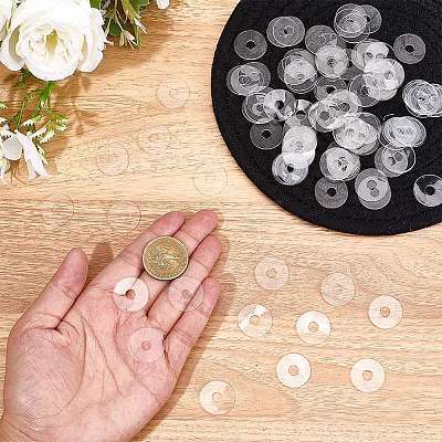 100Pcs PVC Doll Eye Gasket DIY-CP0013-13-1