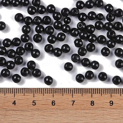 Opaque Acrylic Beads SACR-A007-01C-16-1
