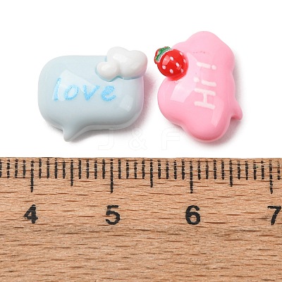 Opaque Resin Cabochons FIND-E058-06-1