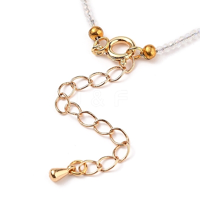 Faceted Electroplate Glass Beaded Bracelets BJEW-JB05693-06-1