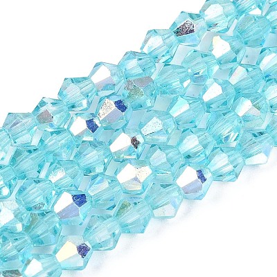 Transparent Glass Beads Strands EGLA-N021-4mm-08-1
