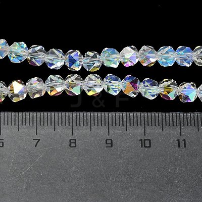 Electroplate Glass Beads X-EGLA-L018-B-AB04-1