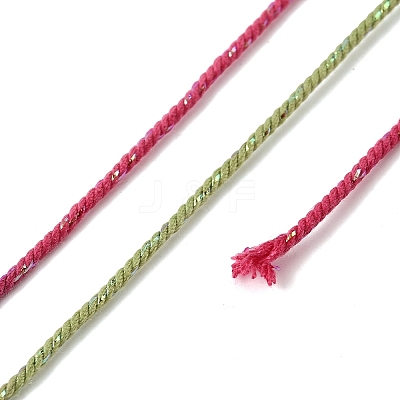 30M Segment Dyed Cotton & Metallic String Threads OCOR-F018-01I-1