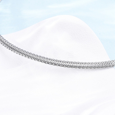 304 Stainless Steel Chain Necklaces NJEW-A041-01P-1
