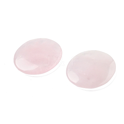 Natural Rose Quartz Cabochons G-A258-01L-1