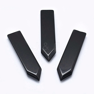 Natural Obsidian Cabochons G-P384-E26-1