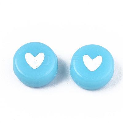 Opaque Acrylic Beads X-MACR-N008-51-B01-1