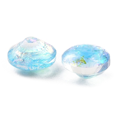 Resin Imitation Opal Cabochons RESI-H148-08B-1
