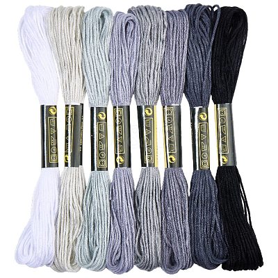 1 Bag 6-Ply Cotton Embroidery Floss DIY-DJ0005-19-1