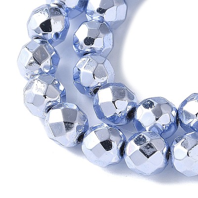Electroplated Synthetic Non-magnetic Hematite Beads Strands G-B132-B01-01G-1