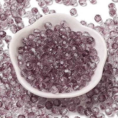 Transparent Colours Glass Round Beads SEED-F006-04A-06-1