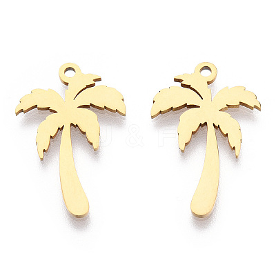 201 Stainless Steel Pendants STAS-T052-48G-1